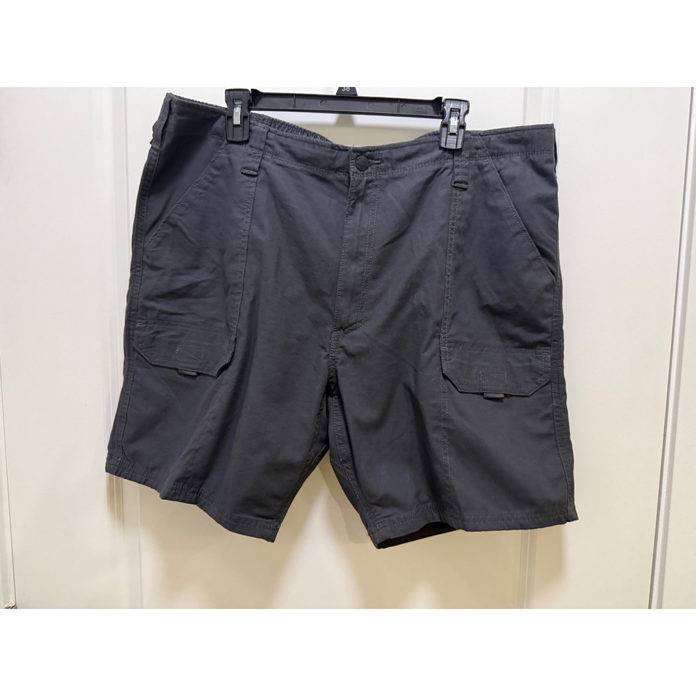 Magellan Outdoors Mens Cargo‎ Shorts Gray NW934AR Size 38 Stretch Utility Hiking